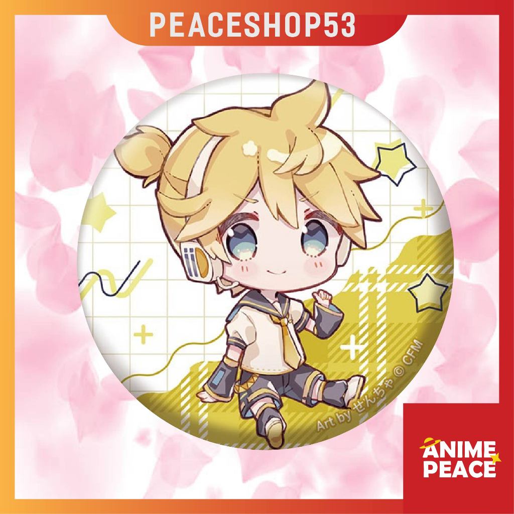 Huy hiệu Hatsune Miku Vocaloid Lấp Lánh Huy Hiệu Vocaloid Ver 10 Set Chibi HH69