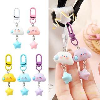 Móc khóa hình đám mây ngớ ngẩn siêu bền treo trang trí