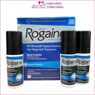 Dung dịch mọc tóc cho nam Men's Rogaine 5% Minoxidil Solution 3x60ml