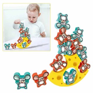 Funny Balanced Stacked Mouse Tower Building Block Board Game Suitable Children ! Board Games