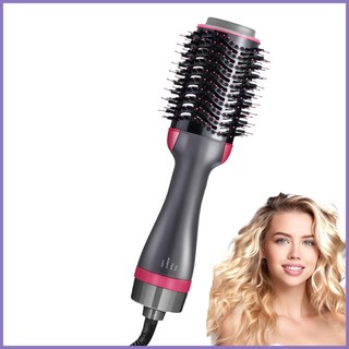 Lược điện chải tóc xoay và uốn duỗi tóc đa năng cho nota2vn