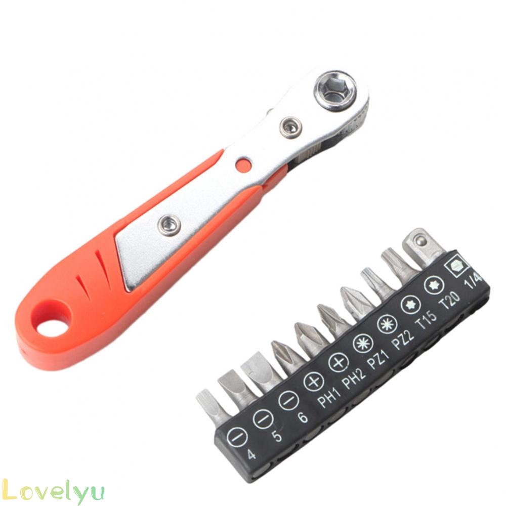 ⭐LOVE⭐ Screwdriver Bits Magnetic Pcs Ratcheting Right Spanner Automotive Work