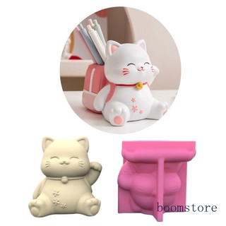 Khuôn làm giá đỡ bút bằng silicone epoxy resin hình động vật 3d diy