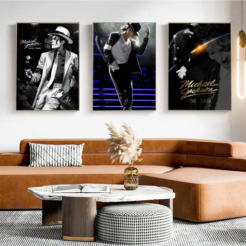 Michael Jackson POSTER DIY Poster Giấy Kraft Vintage Poster Tranh Nghệ Thuật Treo Tường Nghiên Cứu D