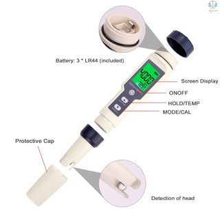 Máy Đo Độ PH EC TDS 5 Trong 1 Đa Năng