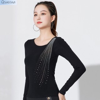Trang Phục Khiêu Vũ Latin Đính Đá Thời Trang Dành Cho Nữ