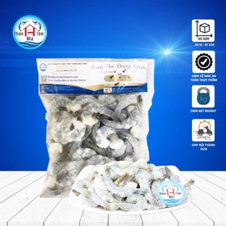 Tôm thẻ lột nõn chừa đuôi Thiện Nhà Tôm túi 1kg giao nhanh siêu tốc HCM