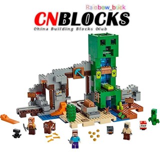 Đồ chơi lắp ráp minecraft the creeper mine 21155