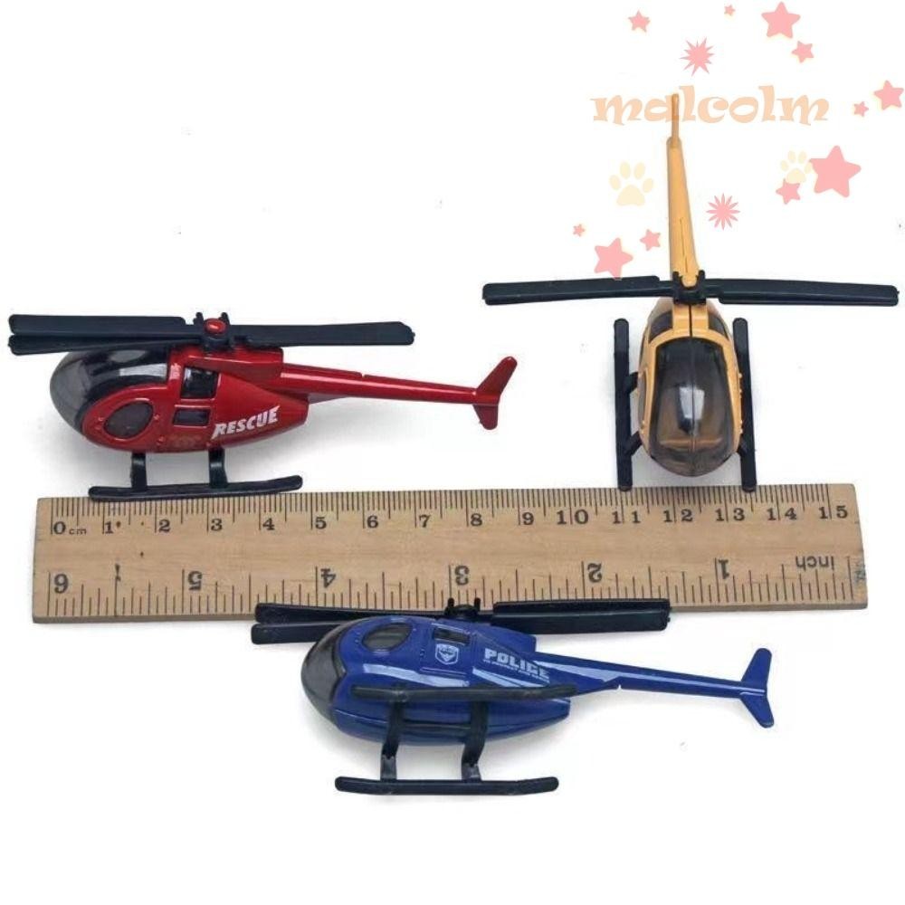 Mô Hình Máy Bay Trực Thăng Mini Bằng Hợp Kim Dùng Trang Trí