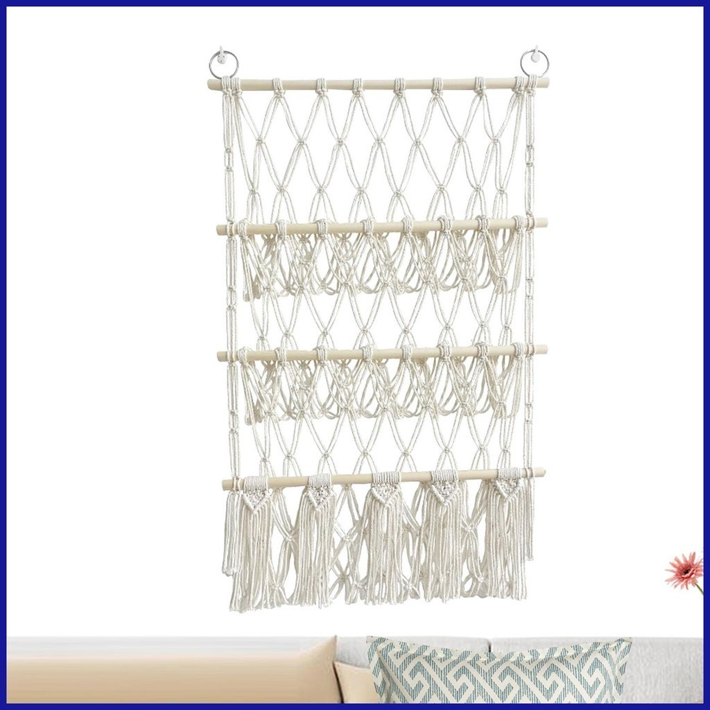 Giá Đỡ Lưới Treo Đồ Chơi 3 Tầng Handmade Dành Cho Trẻ Em