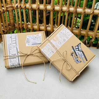  Hộp Đựng Quà Kraft Trang Trí Handmade Nắp Gài Hộp Đựng Set Quà Valentine Tặng Người Yêu LYLYCRAFT 