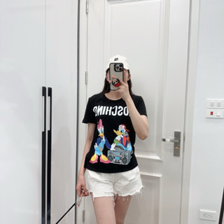 Áo phông cộc nữ Hm Moschi.no xuất dư xịn