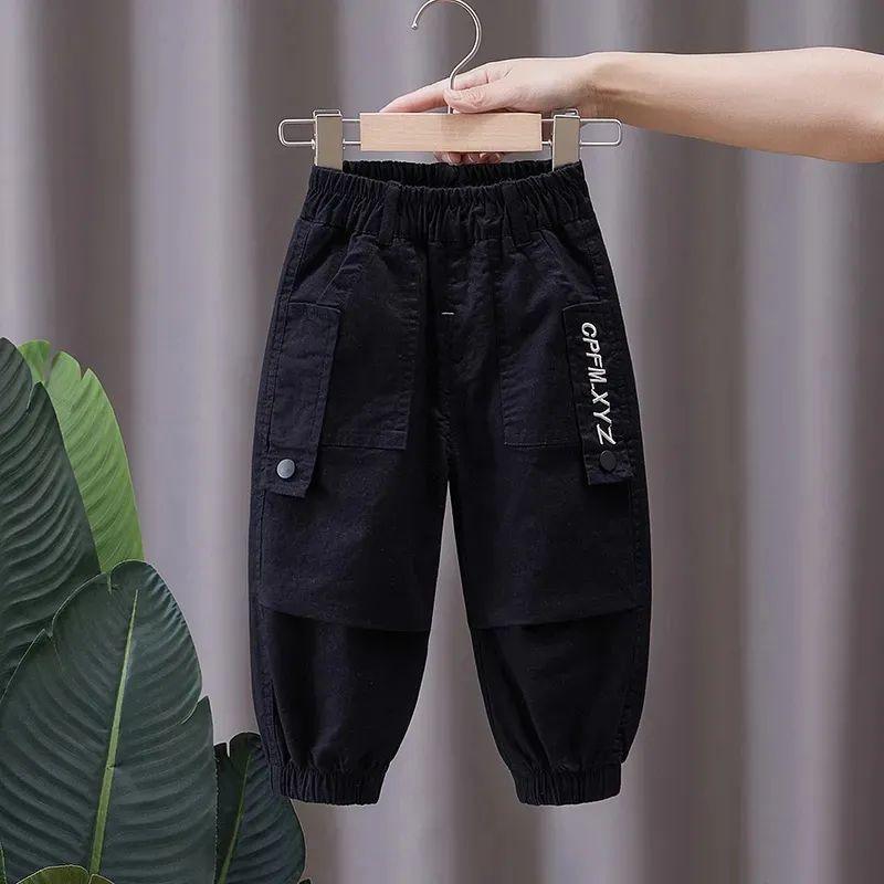 Quần Dài Vải cotton Thời Trang Xuân Thu Cho Bé Trai