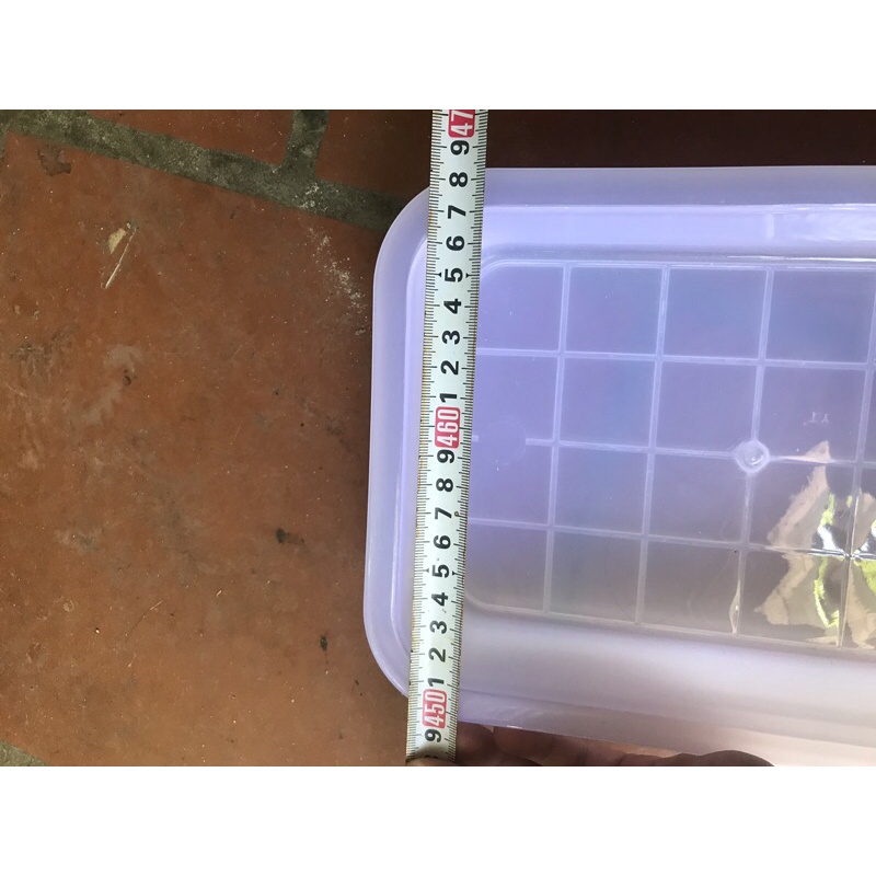 Khay nhựa trắng cứng 3 size đựng đồ dùng học tập, đựng giấy A4, cho gà chim tắm và ăn