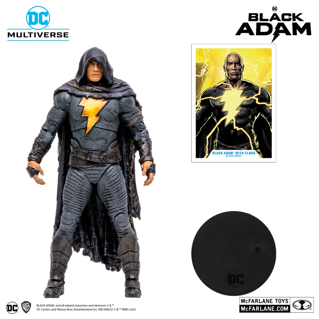 Mcdonald dc Nhân Vật black adam 23cm Độc Đáo