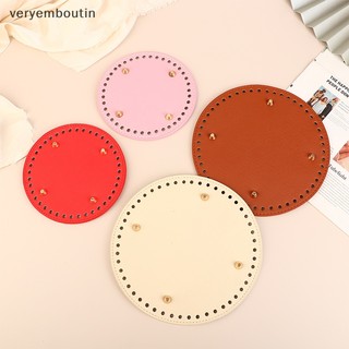 Đế tròn 14 / 19cm bằng da làm túi xách handmade diy