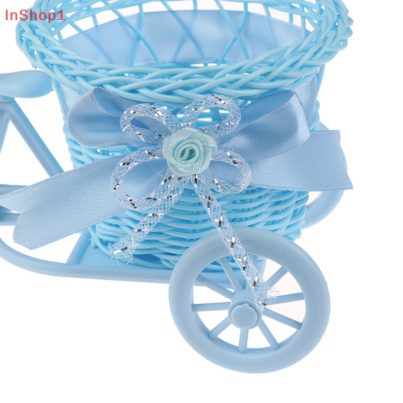 Bình Hoa Hình Xe Đạp Ba Bánh Nhỏ Trang Trí Bàn Làm Việc / Nhà Ở / Văn Phòng