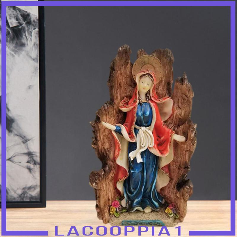 Tượng Công Giáo Nhỏ Bằng Nhựa resin Kích Thước 8.66 "Để Bàn Trang Trí