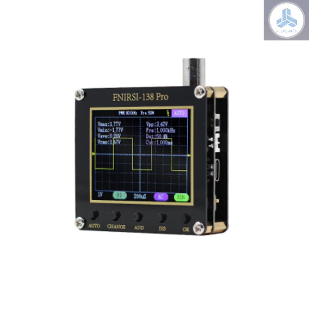 Fnirsi Máy Đo Dao Động Cầm Tay 138pro Màn Hình 2.4 inch Đa Năng Tự Động Điều Chỉnh Sóng pwm tolo-9.3