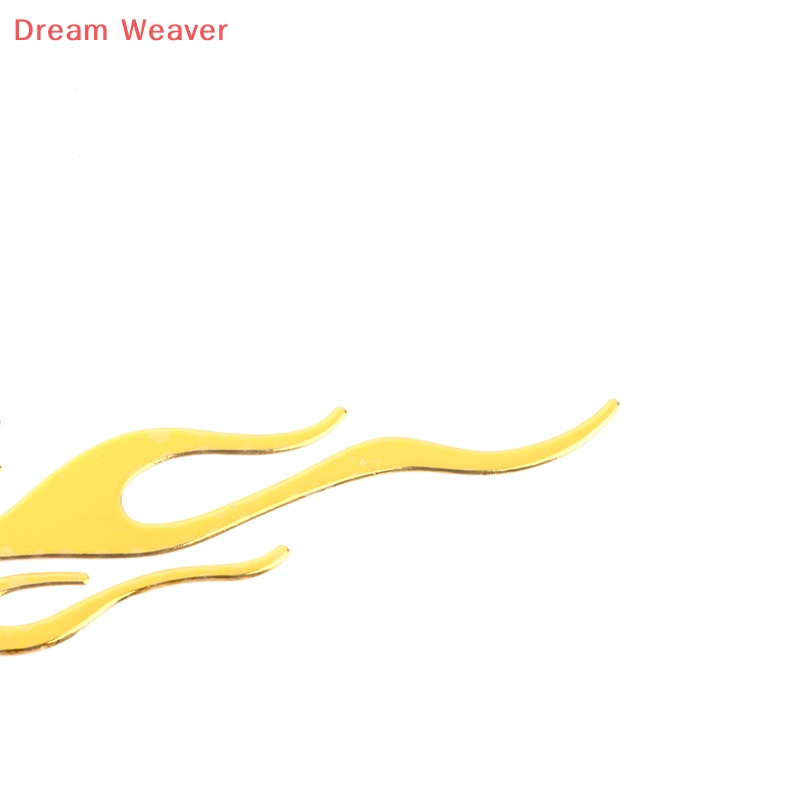 Sticker vinyl Dán Xe Hơi / Xe Máy Phản Quang 20 * 4cm Hình Ngọn Lửa 3d