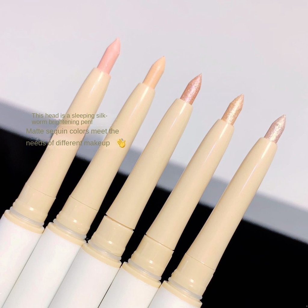 Bút Kẻ Mắt Kiêm Phấn Bắt Sáng Hai Đầu Màu Lì Tự Nhiên Làm Sáng Giá Sinh Viên