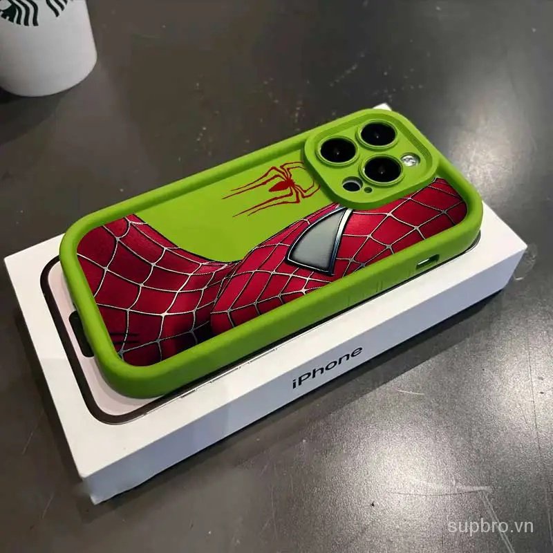 Ốp Điện Thoại In Hình spiderman Cho iphone 11 12 13 14 15 pro max 11promax 12pro 13pro 7 8 plus 14plus 13promax xr xs max 14