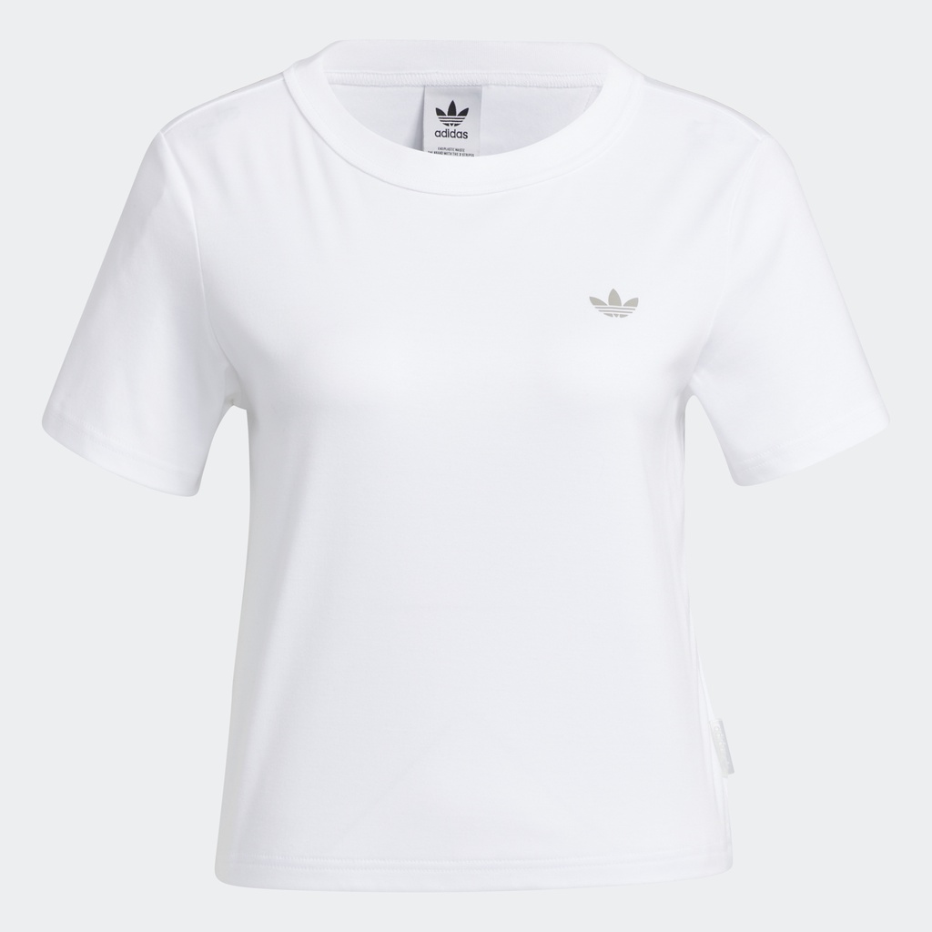 adidas Phong cách sống Áo Thun Ngắn Tay In Motion Nữ trắng HS9517