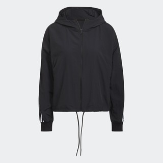 adidas Phong cách sống Áo Gió Dệt Thoi Future Icons adidas Sportswear Nữ Đen HA8435