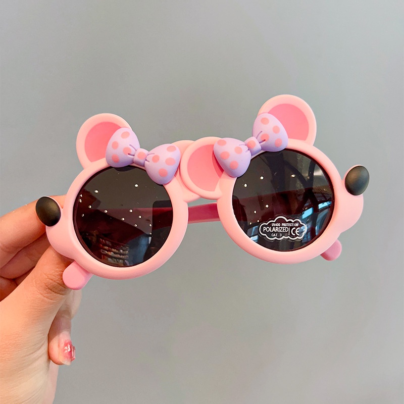 Dễ Thương Kính Mát Chống Tia Cực Tím Hình Chuột mickey / Thỏ Đáng Yêu Cho Bé