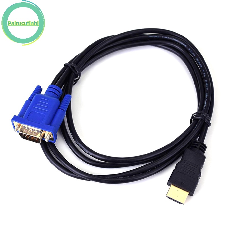 Dây Cáp Chuyển Đổi parucutin hdmi Đực Sang vga Đực Cho pc dvd 1080p hdtv 6ft vn