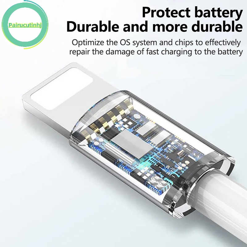 Dây Cáp Sạc parucutin 1m 1.5m 2m Cho iphone14 13 12 11 pro max mini se2022 xr xs 8 plus