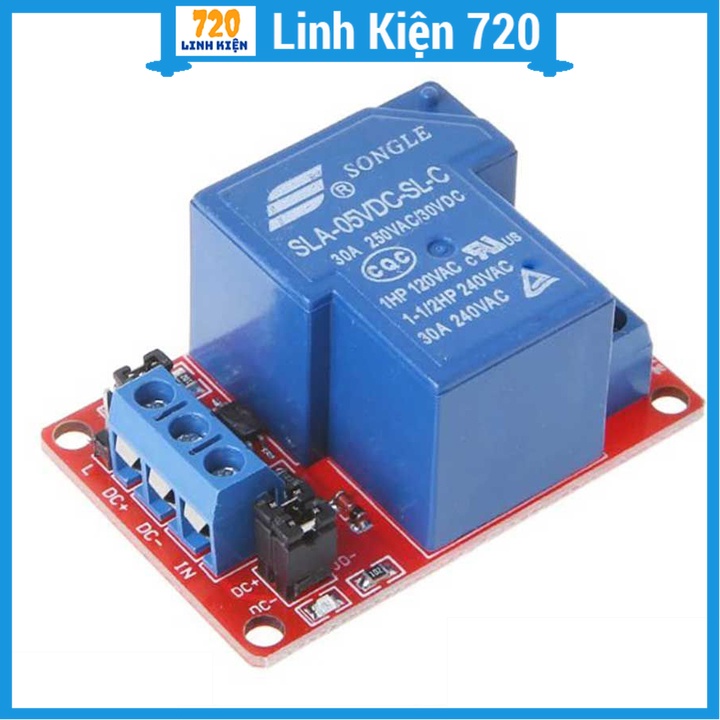 Linh kiện Module Relay 30A 250VAC High / Low 1 Kênh - 5VDC