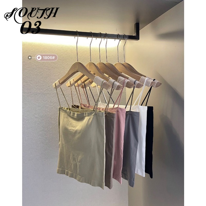 Áo Yếm Vải Lụa Không Viền Hai Dây Đeo Trước Ngực Cho Nữ