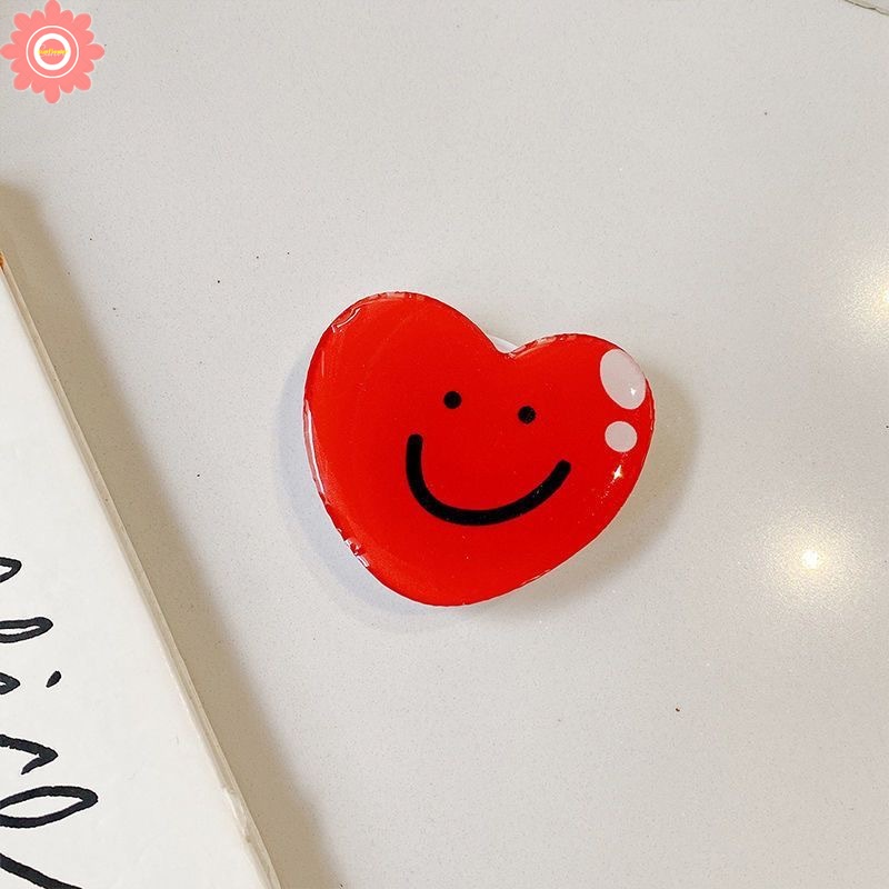 Dễ Thương Nhẫn Đỡ Điện Thoại Hình Trái Tim / Hoa Hướng Dương Cười Xinh Xắn