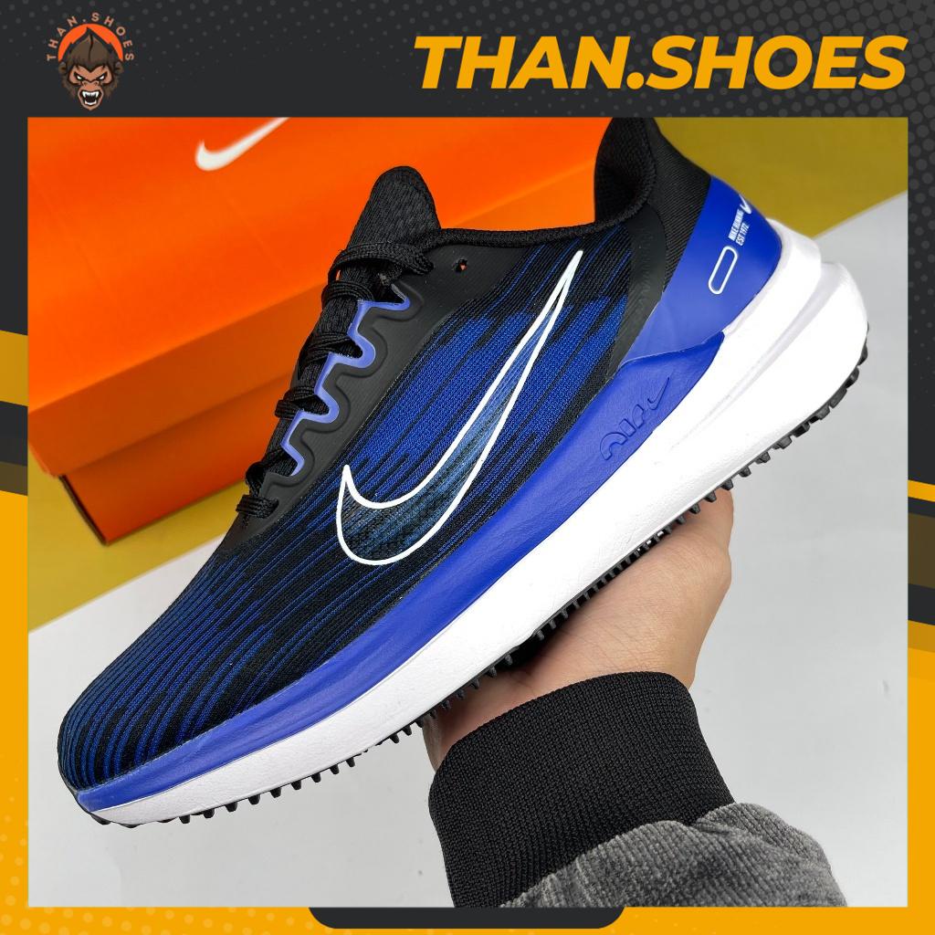 Giày Thể Thao Zoom Winflo 9 Black Old Royal, Zoom Winflo Xanh Biển Đen - Than.Shoes