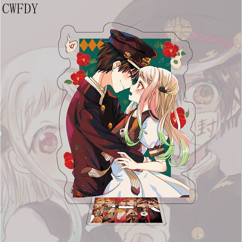 Mô hình Standee Anime Jibaku Shounen Hanako-kun 2 Arcylic Stand Figure Toilet-Bound Yugi Pink Mokke