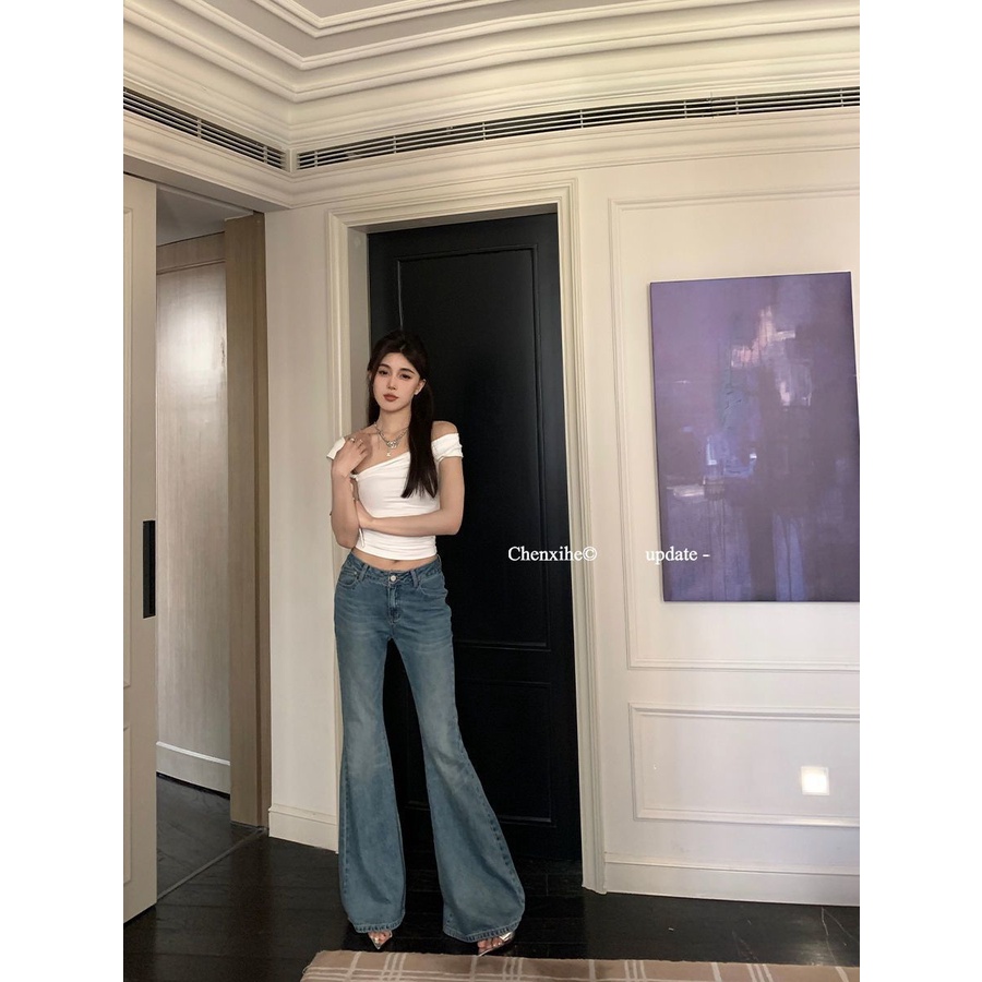 Guima Áo Thun Không Tay Phong Cách retro Mỹ Cho Nữ