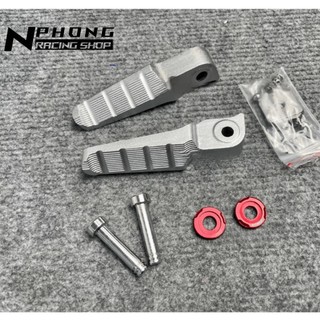 Gác chân sau honda yamaha nhôm đúc ms2 tặng côt
