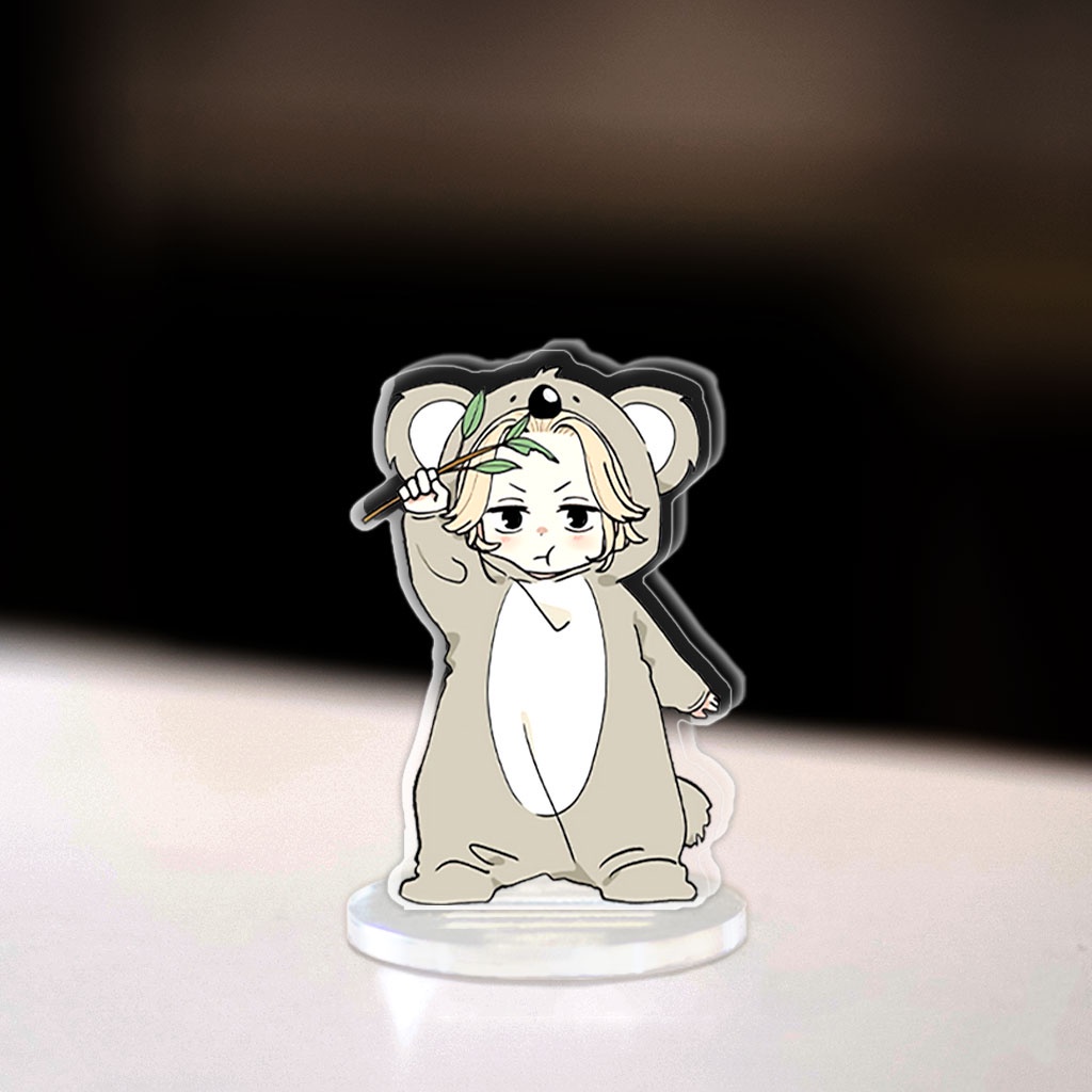 Mô hình Mini Tokyo Revengers Tokyo Manji Sano Takemichi Draken Hinata Standee Chibi trang trí góc học tập cao 3cm