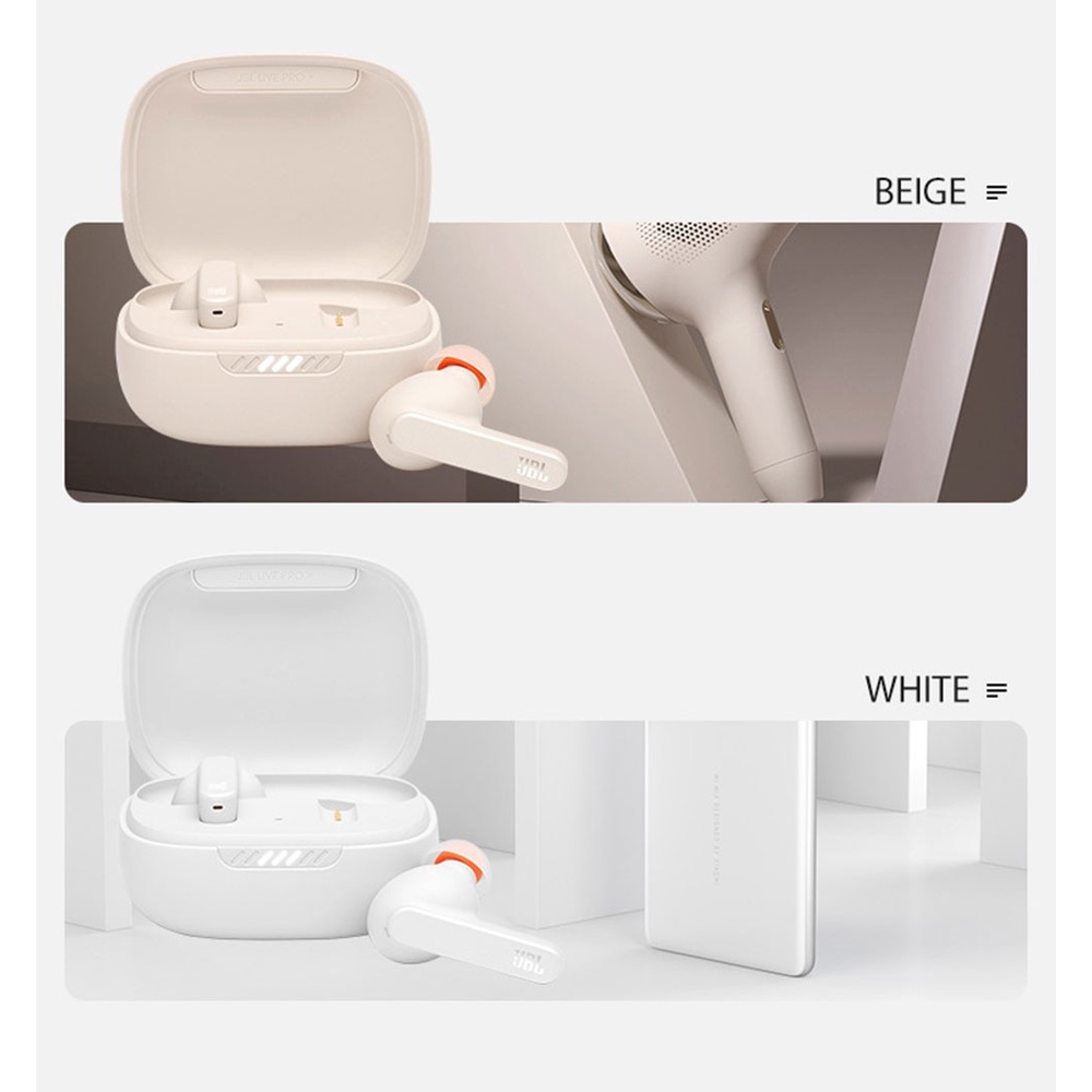 Tai nghe Bluetooth True Wireless JBL LIVE PRO+, Âm bass mạnh mẽ, Pin Trâu Tới 28h, Chống Nước IPX4.