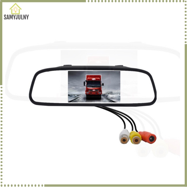 Sam Gương Chiếu Hậu 4.3 inch Cho Xe Hơi / Xe Tải