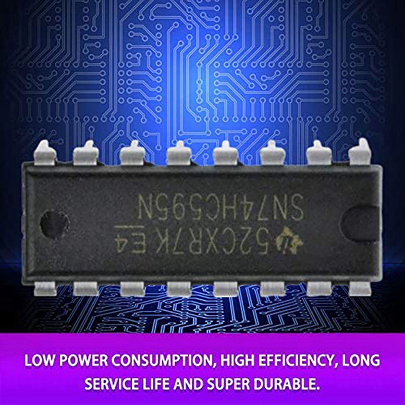 10 CHIẾC IC 74HC595 74HC595N SN74HC595N DIP-16 Logic-Shift Đăng ký