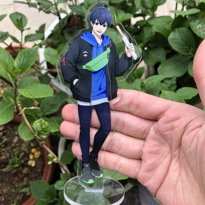 Mô hình Standee 15CM Anime BLUE LOCK Isagi Yoichi Chigiri Hyoma Anime Manga Nhật Bản Phụ Kiện Trang Trí Túi xách Balo