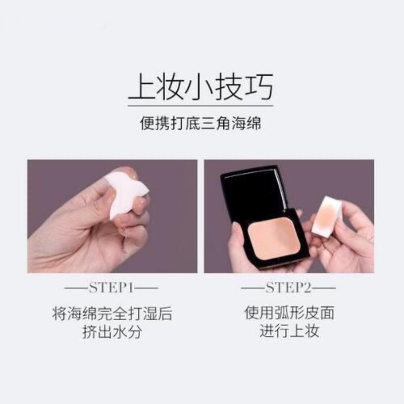 Mút Trang Điểm Hình Tam Giác Có Thể Sử Dụng Ướt Và Khô