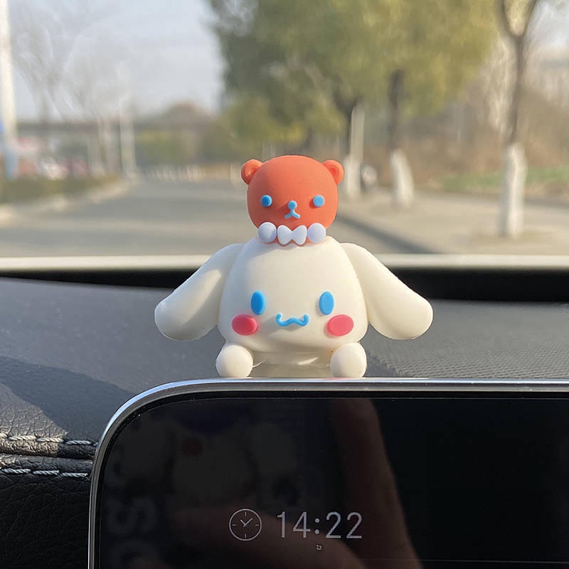 Car Decoration Car Interior Decoration Advanced Sense Dashboard Decoration Display Screen Car New High-End Elegant Cute car interior accessories