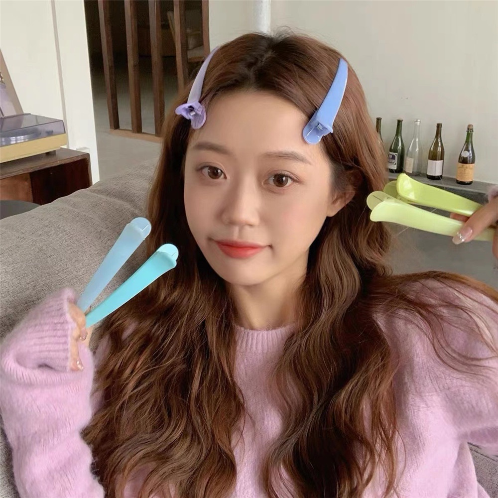 Kẹp Tóc Không Đường May Tạo Kiểu Tóc Mái Thời Trang Cho Nữ