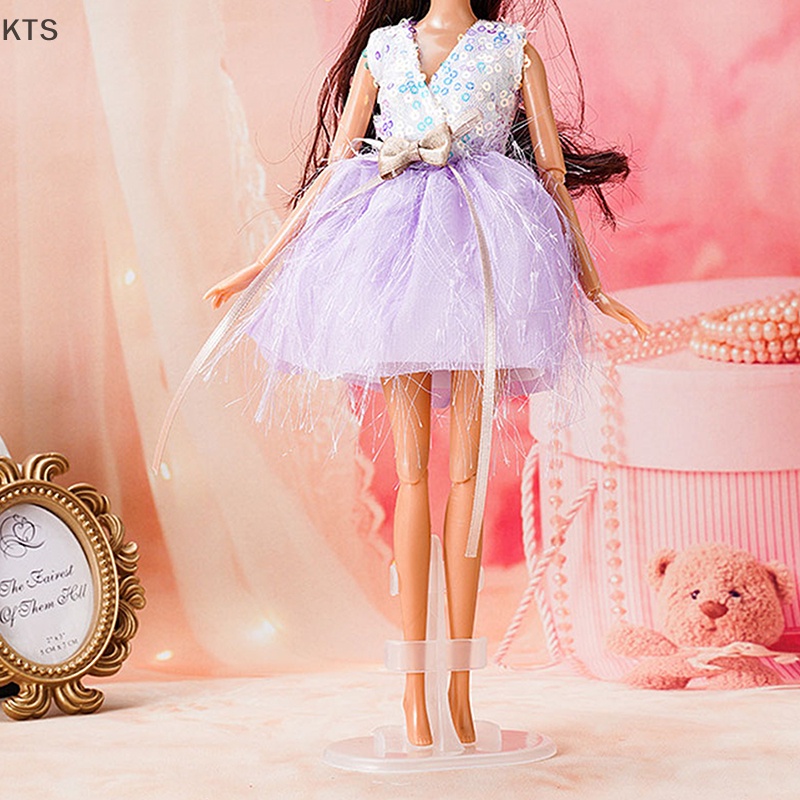 1 Bộ Đầm Múa Ba Lê Phối Ren 30cm Cho Búp Bê Barbie