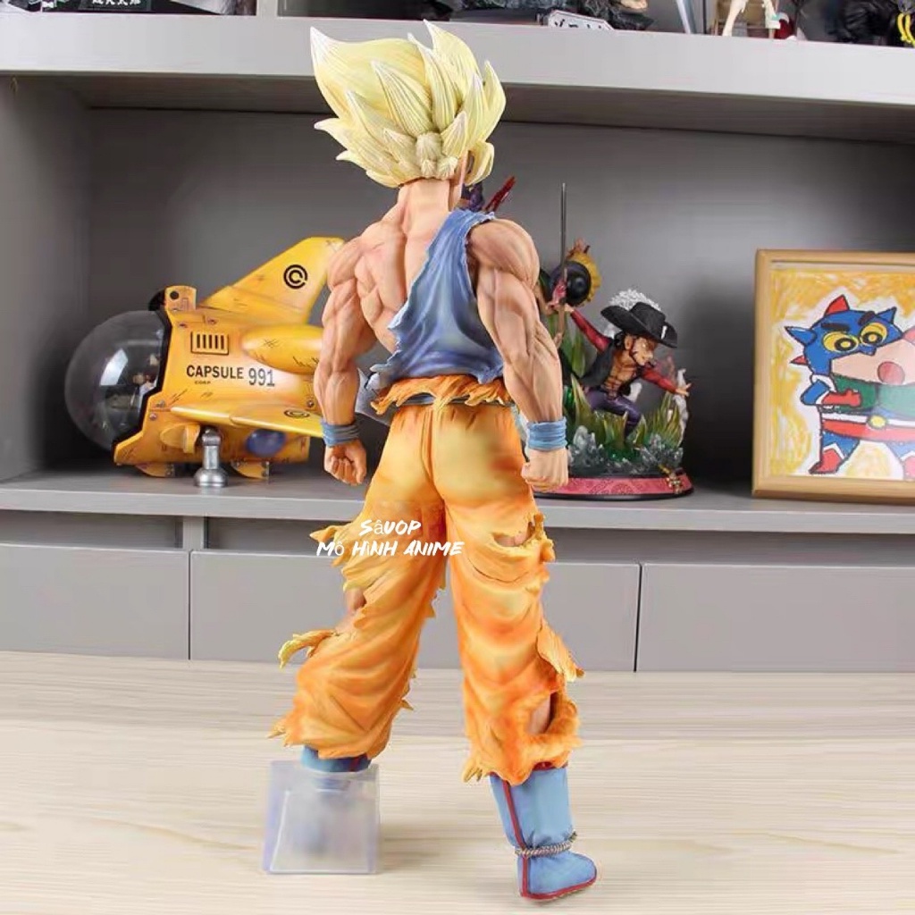 Mô hình Son Goku Namek 2 đầu 2 thân thay thế cao cấp cao 42cm hàng mới nhất  SẴN HÀNG