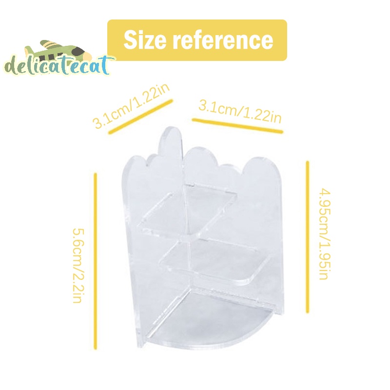 Kệ Trưng Bày Mô Hình Đồ Chơi Bằng acrylic Cho Nhà Búp Bê 1: 12