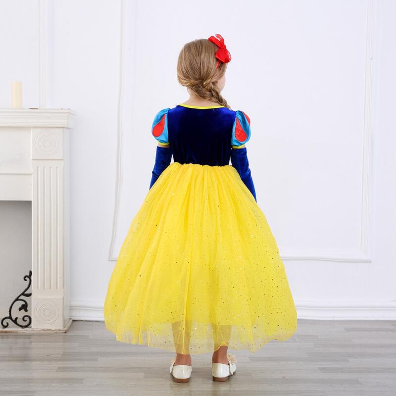 Đầm Hóa Trang Công Chúa Bạch Tuyết Dễ Thương Cho Bé Gái